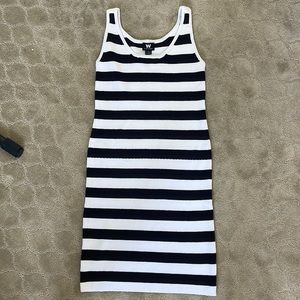 Black and white dress